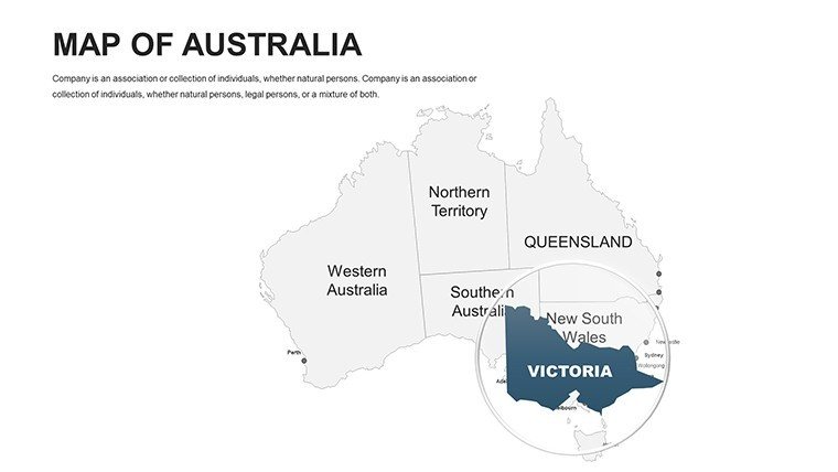 Australia Editable PowerPoint maps - Slide6