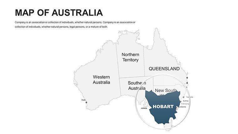 Australia Editable PowerPoint maps - Slide8