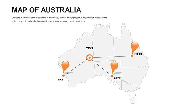 Australia Editable PowerPoint maps - Slide7