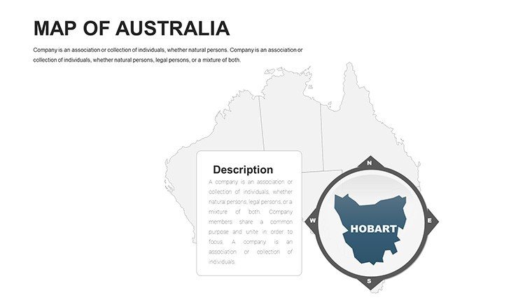 Australia Editable PowerPoint maps - Slide11