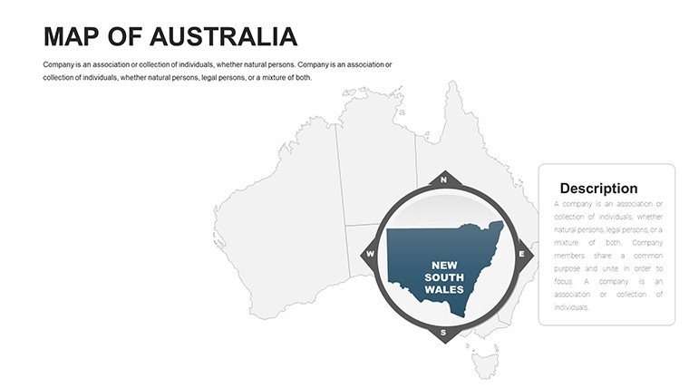 Australia Editable PowerPoint maps - Slide13