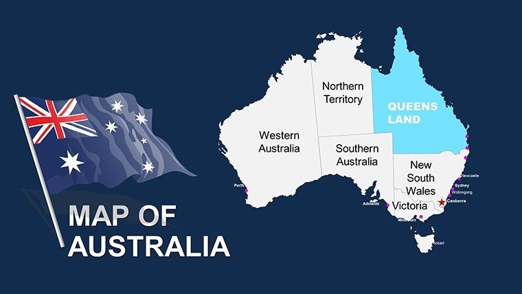 Australia Editable PowerPoint maps - Slide16