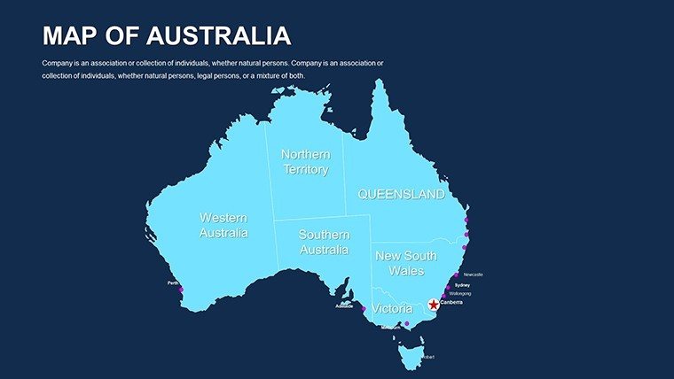 Australia Editable PowerPoint maps - Slide20