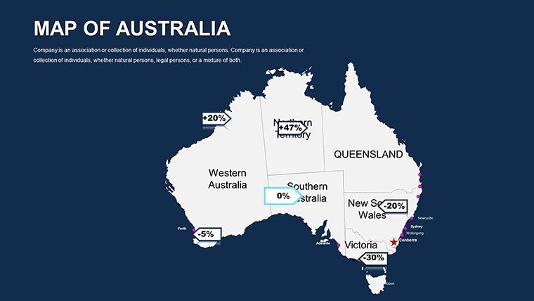 Australia Editable PowerPoint maps - Slide22