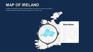 Editable Ireland PowerPoint maps | ImagineLayout.com