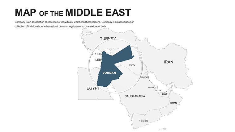 Middle East Editable PowerPoint maps - Slide8