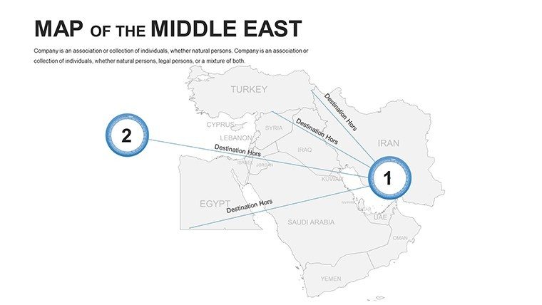 Middle East Editable PowerPoint maps - Slide10