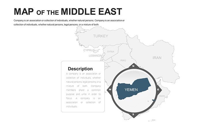 Middle East Editable PowerPoint maps - Slide11