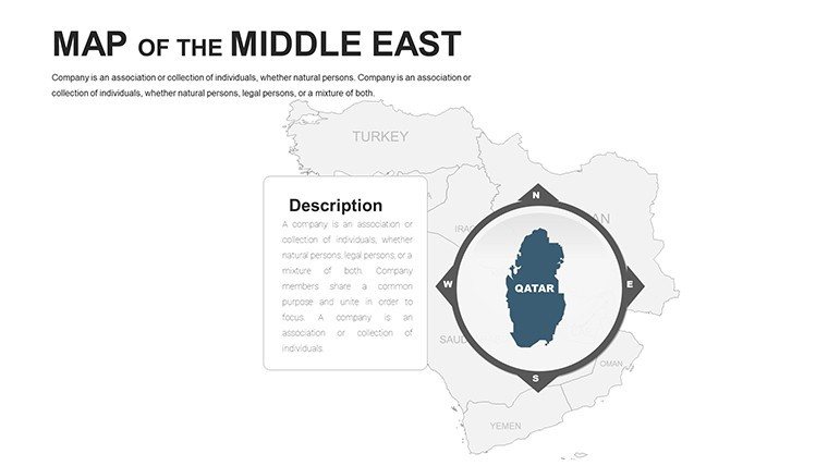 Middle East Editable PowerPoint maps - Slide12