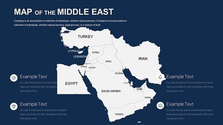 Middle East Editable PowerPoint maps - Slide14