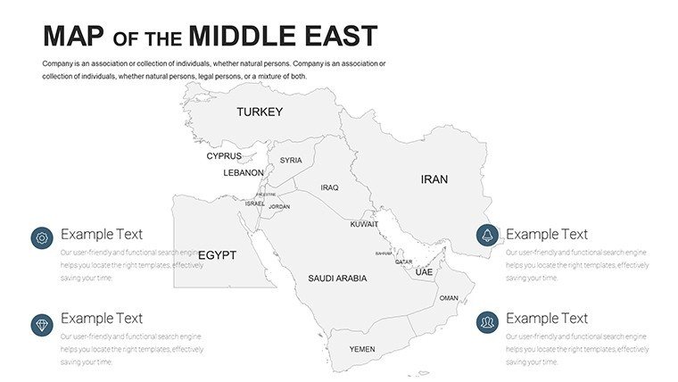 Middle East Editable PowerPoint maps - Slide17