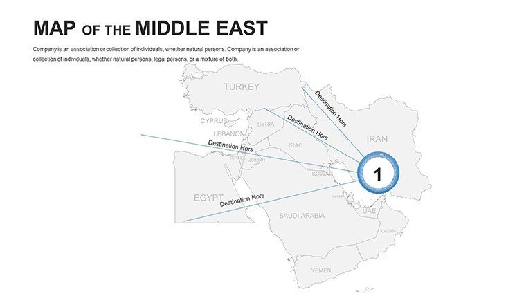 Middle East Editable PowerPoint maps - Slide19