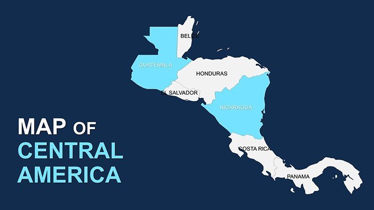 Central America Editable PowerPoint maps - Slide23