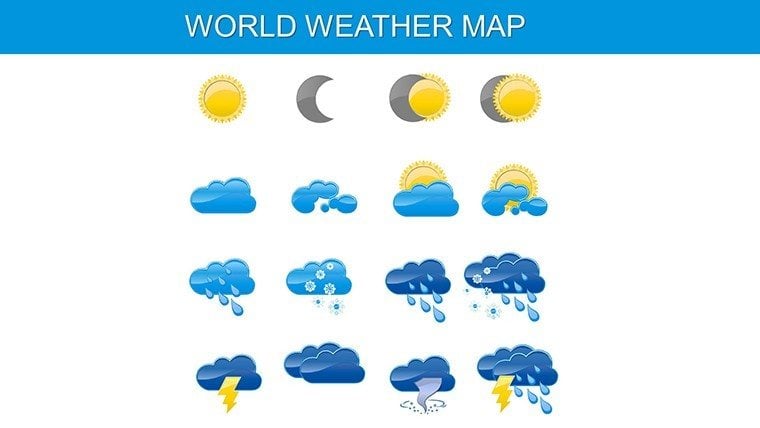 Icon Weather PowerPoint Map