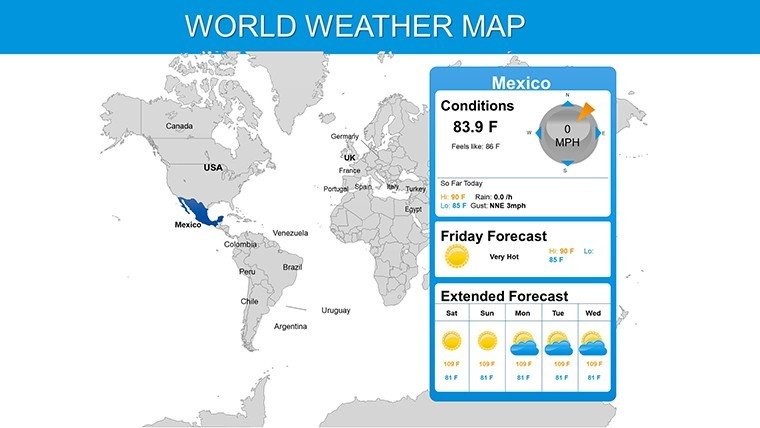 Weather PowerPoint Map - Window2