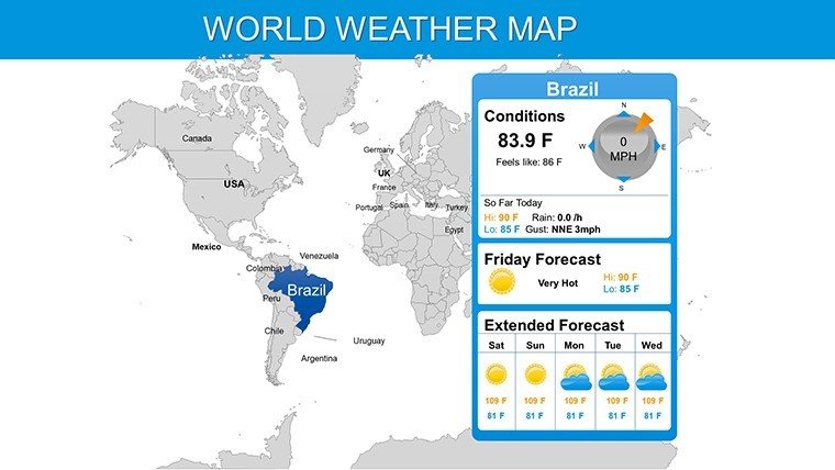 Weather PowerPoint Map - Window3