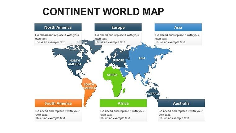 Europe Continent World PowerPoint maps