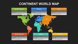 Download Continent World PowerPoint maps