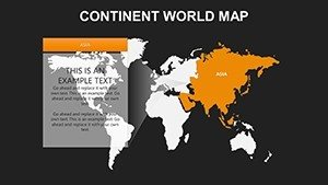 Choice Continent World PowerPoint maps