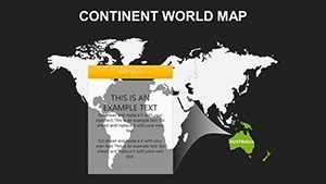 Select Continent World PowerPoint maps