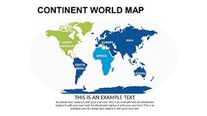 Continent Modern World PowerPoint maps