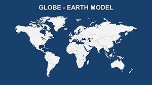 Download Globe Earth Model PowerPoint maps
