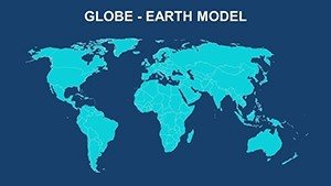 Earth World PowerPoint map