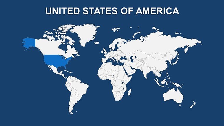 Download United States of America PowerPoint maps