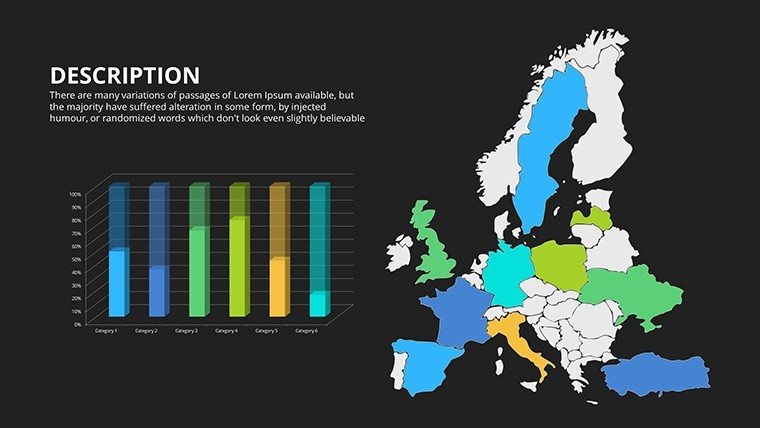 Description China Widescreen World for PowerPoint maps