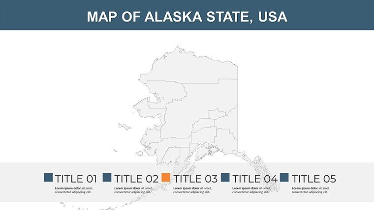 USA Download Alaska Counties PowerPoint maps