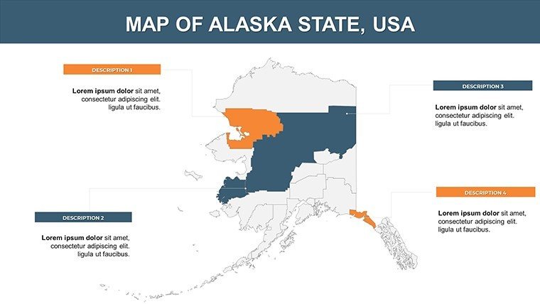 Alaska Counties Powerpoint Maps 4721