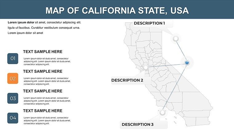 Download California Counties PowerPoint maps