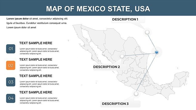 Mexico PowerPoint Maps ImagineLayout Com   Mid76562 