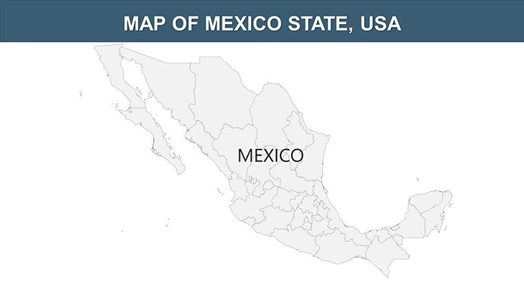 Mexico PowerPoint Maps ImagineLayout Com   Mid76582 