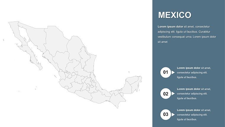 Mexico PowerPoint Maps ImagineLayout Com   Mid76586 