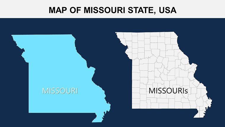 USA Missouri PowerPoint Maps Template