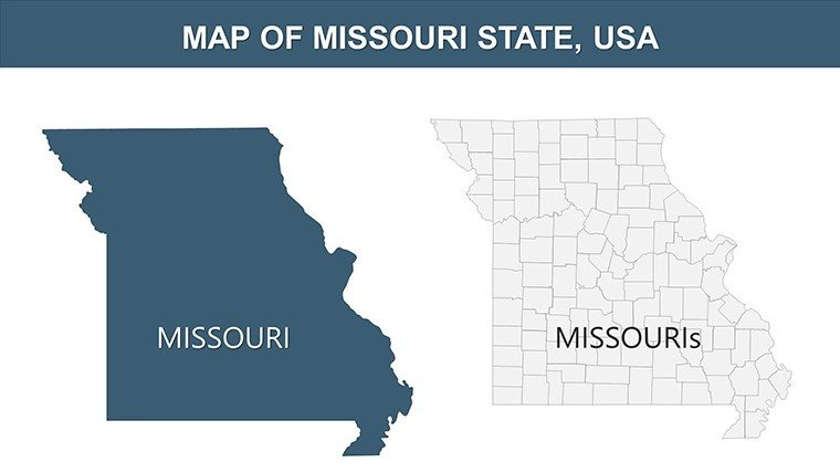 USA Missouri PowerPoint Maps Template