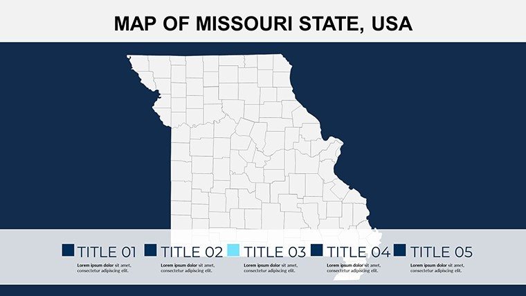 USA Missouri PowerPoint Maps Template