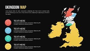 Dark Effect - World Global PowerPoint Maps - UK