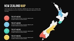 Dark Effect - World Global PowerPoint Maps - New Zealand