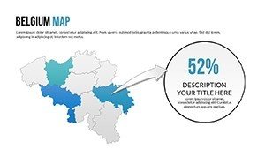 Dark Effect - World Global PowerPoint Maps - Belgium