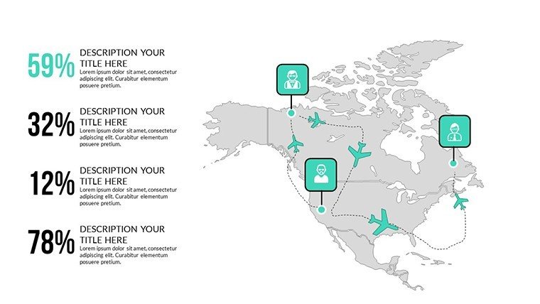 Worldwide vector maps for PowerPoint Presentation - Slide3