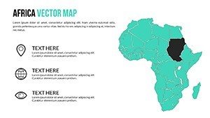 Worldwide vector maps for PowerPoint Presentation - Africa