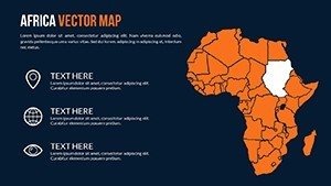 World Countries PowerPoint Maps for Presentation - Africa Vector