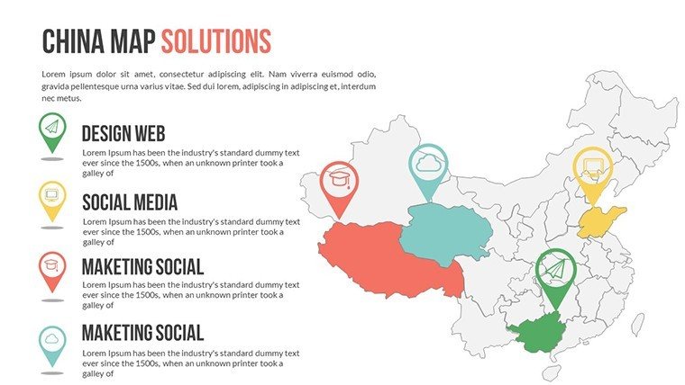 PowerPoint: China World Infographic Maps