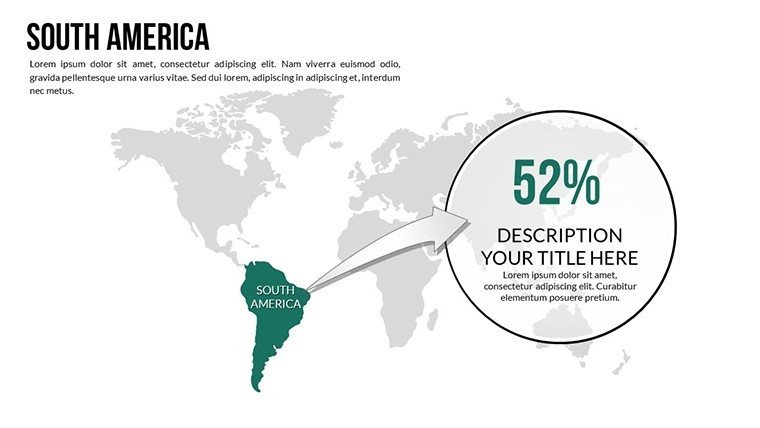 South America World Countries PowerPoint Maps Templates