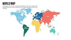 World Countries PowerPoint Maps Templates