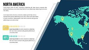 Point North America World Countries PowerPoint Maps Templates