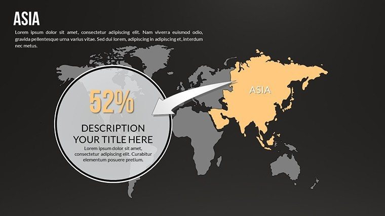 Asia World Country PowerPoint maps