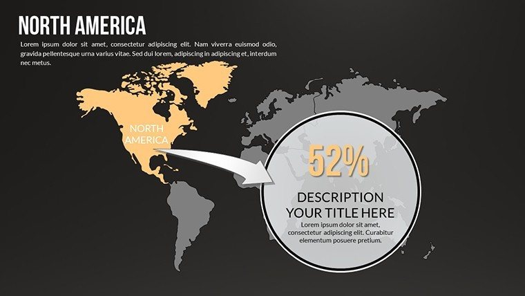 North America World Country PowerPoint maps